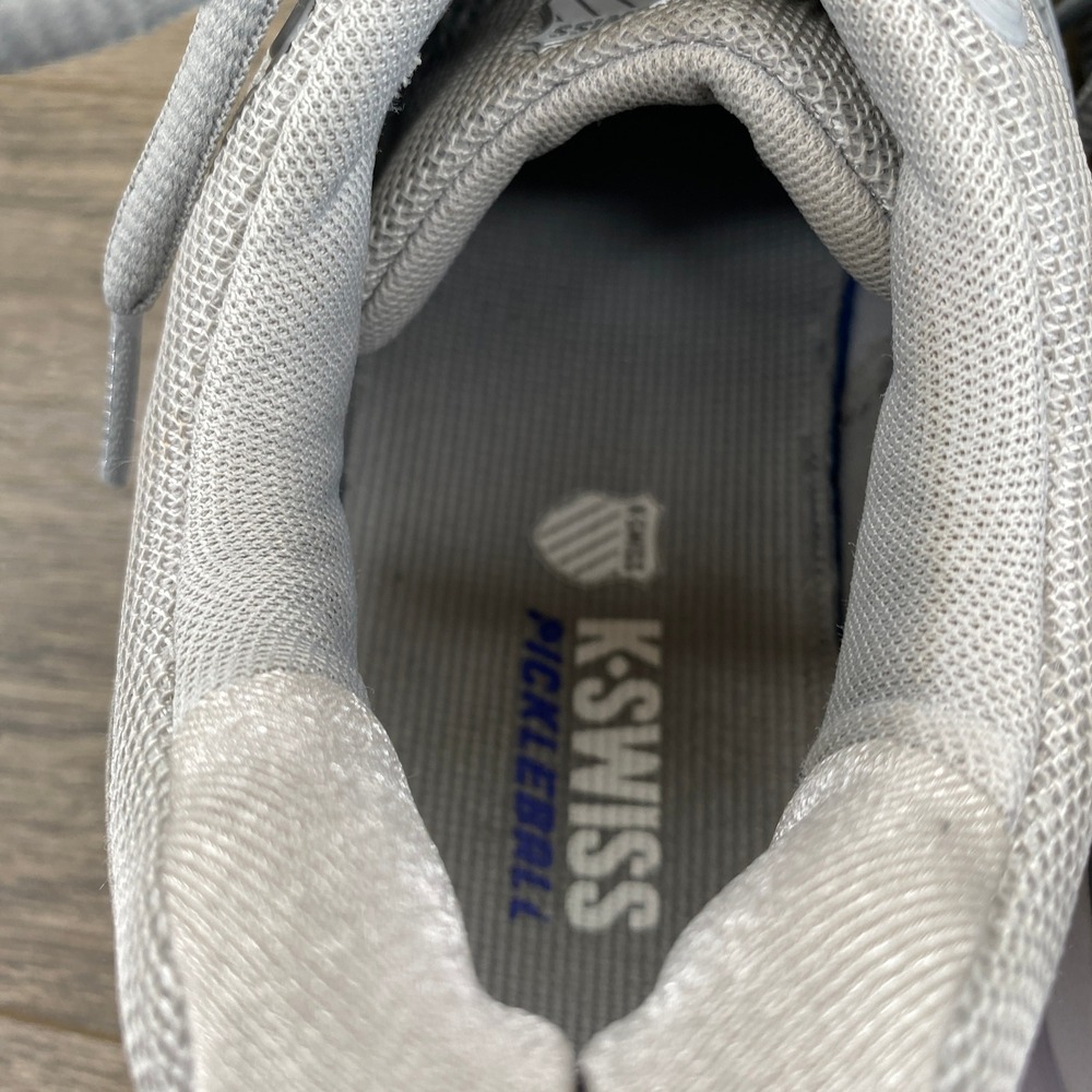 K-Swiss Express Light Pickleball Shoes Womens 11 Grey White 96563-072-M Low Top - Picture 8 of 10
